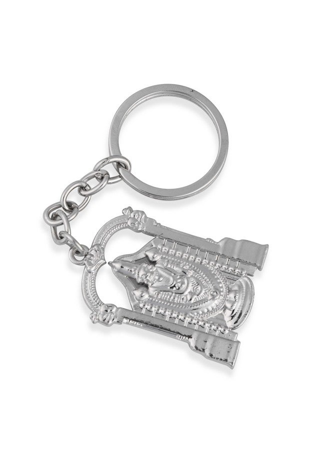 RainSound Tirupati balaji Lord Venkateswara metal keychain - Image 2