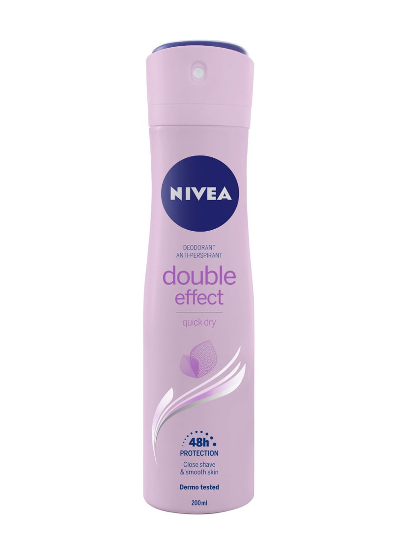 Deodorant Double Effect Spray 200ml - pzsku/Z44622C1C6634D3F47452Z/45/_/1711924147/2f473209-fdf4-4f55-b80b-e0afe8d23509