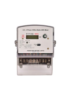 Power India Meters Power India Meters Three Phase Electronic Multifunction Energy Meter with Digital LCD Display  - Image 1