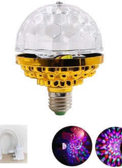 Generic Colorful Rotating Magic Ball Light,Colorful Disco Rotating Magic Ball Light Bulb,Magic Ball RGB LED Stage Light for Home Room Dance Parties...  - Image 3