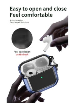 Generic Full Protection Earphone Case for Airpods 3 Full Cover Supported Wireless Charging Shockproof Shell Keychain (Purple)  - Image 5