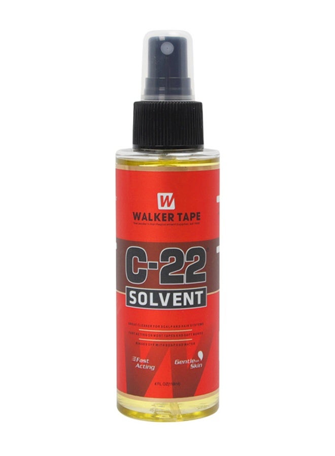 Walker Tape C-22 Solvent , Fast Glue Remover , Wig Glue Remover Spray ， Front Bonding Weave Active Lace Tape Meltblown, Scalp Cleaner Hold Glue Yellow Remover118ml - Image 1
