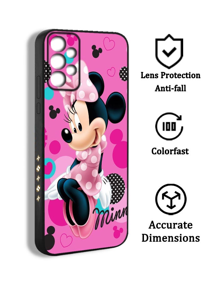 Generic - Phone Protective Case Cover For disney minnie mouse girl fashion pink drawing Samsung Galaxy A53 5G DDM08 Print - Image 1