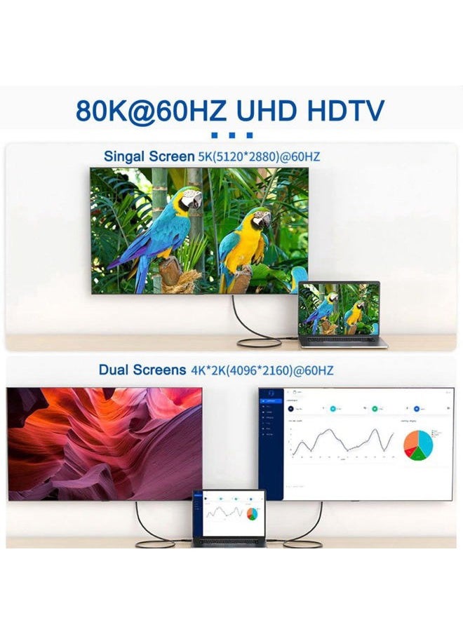 CY 90 Degree Angled USB-C to Type-C USB4 Cable 40Gbps with 100W Charging UHD 8K 5K 4K@60Hz USB4.0 Compatible with Thunderbolt3/4 0.3M