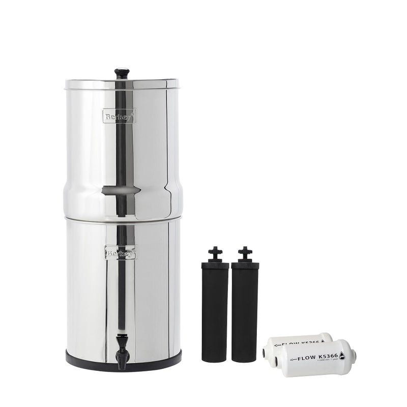 Berkey Royal Berkey GravityFed Water Filter System 325 Gallon with 2 Black Berkey Elements 2 PF2 Fluoride and Arsenic Reduction Elements - Image 2