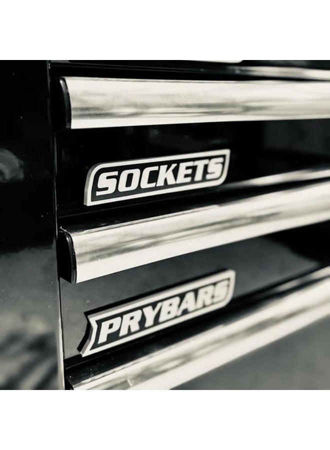 12 Pack of Magnetic Toolbox Labels, 3D Printed Toolbox Drawer Tags Magnetic Tool Box Labels, Easy to Read Printing, Quick Identifying Tool Box Drawers - Image 3