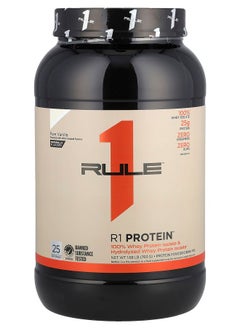 Rule One Proteins R1 Protein Powder Drink Mix Pure Vanilla 1.68 lb (763 g) 