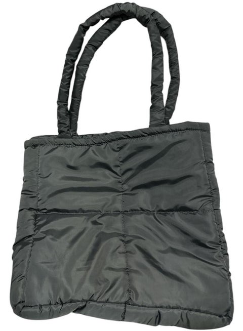 " An ideal large-sized women's shoulder bag lined with soft, water-resistant, high-quality fabric-Dark grey