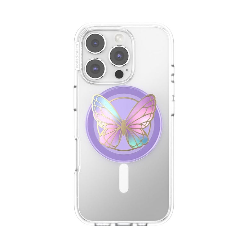 POPSOCKETS قبضة هاتف PopSockets لمغناطيس MagSafe، حامل مغناطيسي، قاعدة هاتف، فراشة - فراشة برزم - Image 3