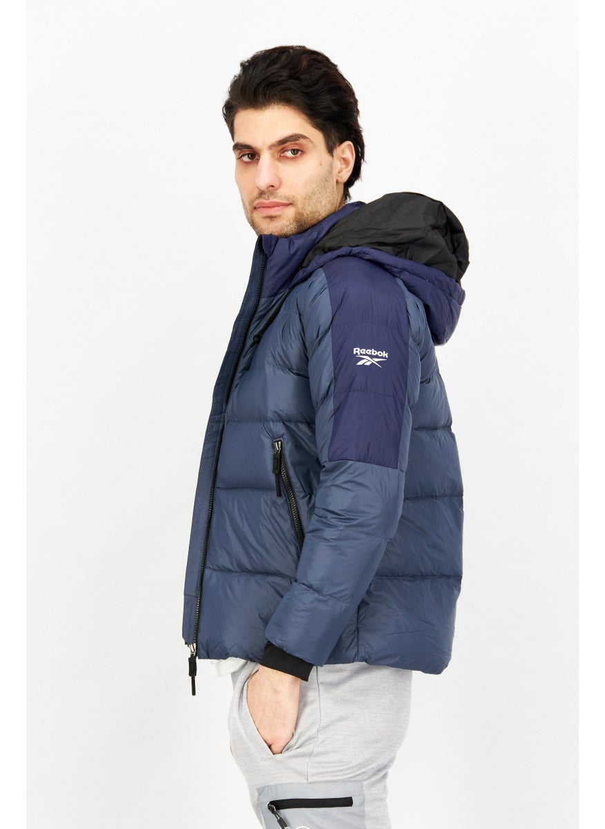 Men Brand Logo Quilted Jacket, Navy Blue - pzsku/Z4462CB37DB010FB4513FZ/45/_/1740320025/46681bda-6b4b-42dd-8ab2-fba7f391795d