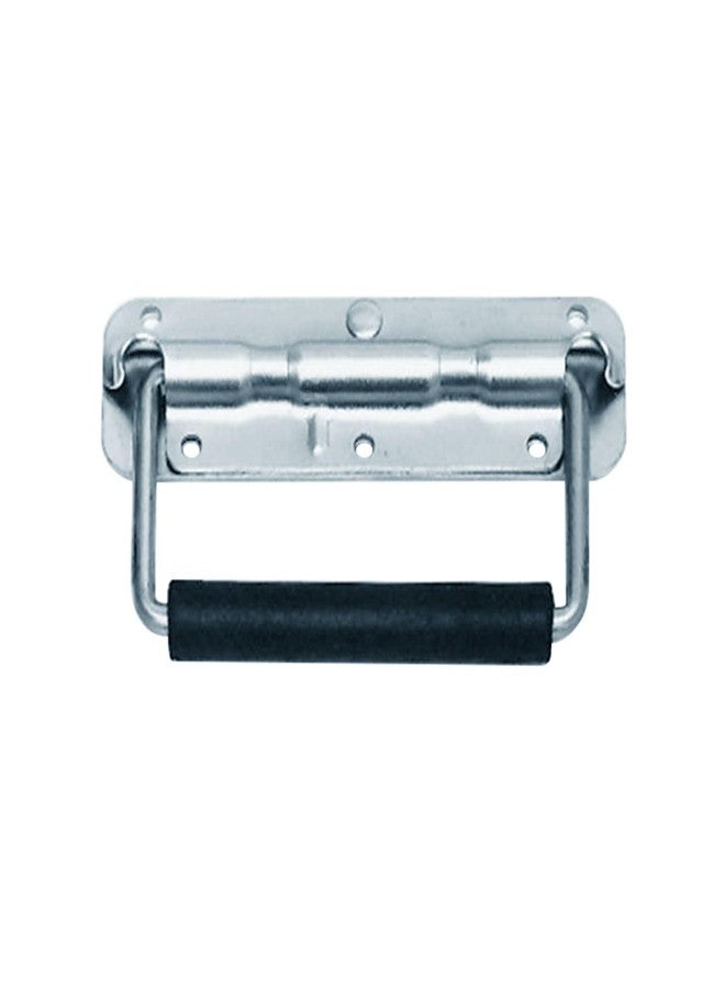 PENN ELCOM Medium Zinc Surface Mount Spring Loaded Handle | Hardware Flight Case | Chrome Finish/Transit Box Handle/Tool Box Accessory/Musical Instrument Case | High Performance Household & Garden - Image 1