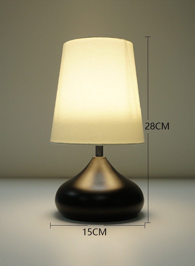 Bolivia's LED Table Lamp Bedside Lamp, 3 Color Temperatures Bulb，Night Light for Bedroom, Study, Living Room（White） - Image 5