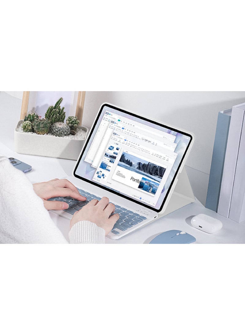 Rock Pow Case For Xiaomi Pad 6/ Xiaomi Pad 6 Pro 11 inch 2023 with Pen Holder 360 Rotation Multi-Angle Stand Shockproof Tablet Cover, Auto Wake/Sleep - Image 3