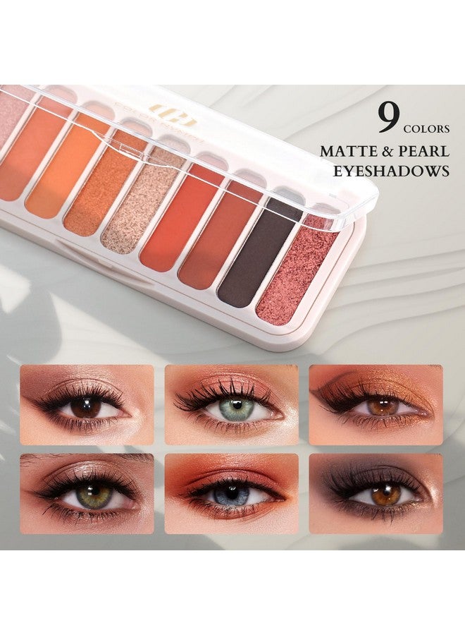 COLOR NYMPH Color Nymph All In One Makeup Kit For Teens And Girls With Waterproof Handbag Makeup Kit Included 9 Colors Matte And Pearl Eyeshadow Palette Liquid Blush, Double Ended Lipgloss Concealer Brush Mascara - Image 3