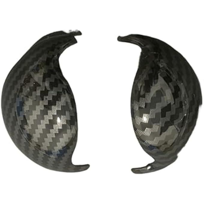 rayihni Carbon Fibre Gear Shift Knob Cover fit for Mustang ABS Material 58 x 45 cm Black - Image 3