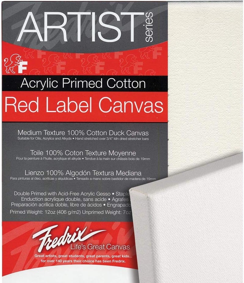 Fredrix 5027 Stretched Canvas 22 by 28Inch