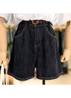 Zaw Plus Size Women's Pear-shaped Body Chubby Girl Shorts Women's Summer Thin High Waist Slimming Denim Short Hot Pants Trendy