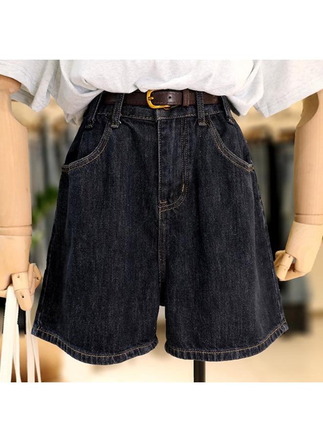 Generic - Zaw Plus Size Women's Pear-shaped Body Chubby Girl Shorts Women's Summer Thin High Waist Slimming Denim Short Hot Pants Trendy - Image 1