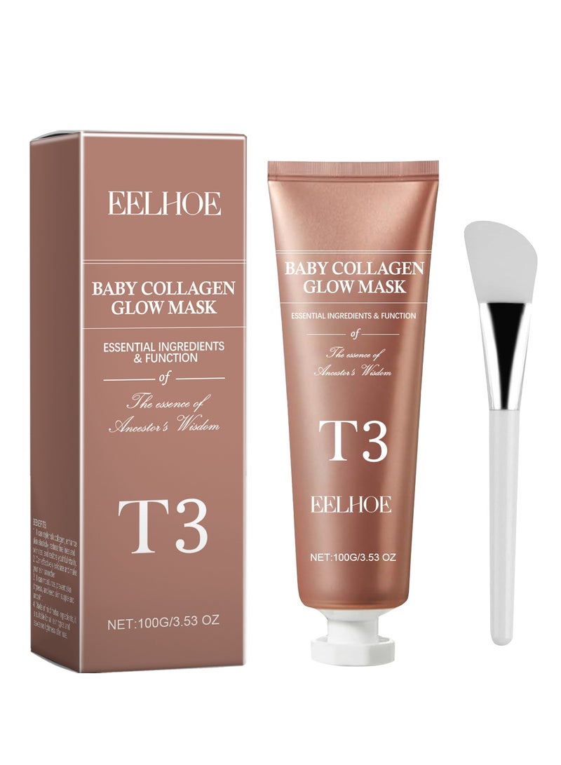 إيلهو قناع تقشير بالكولاجين | ترطيب، مضاد للتجاعيد، توحيد لون البشرة وتفتيحها - Image 1