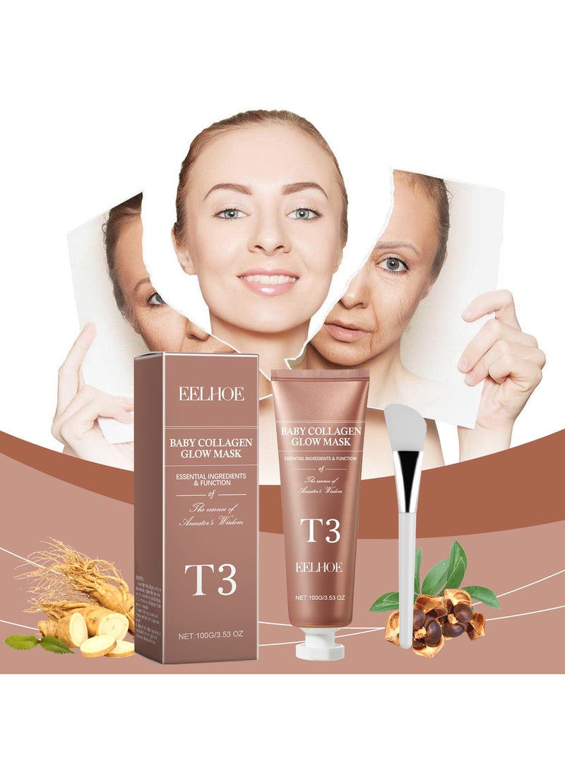 إيلهو قناع تقشير بالكولاجين | ترطيب، مضاد للتجاعيد، توحيد لون البشرة وتفتيحها - Image 2