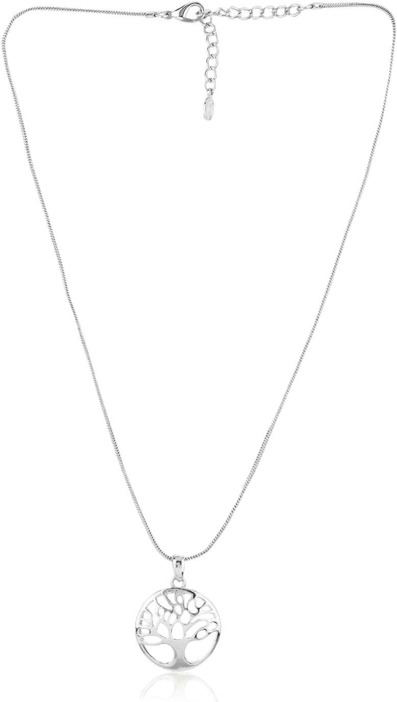 Estele Gold Plated Brass Tree of Life Pendant Necklaces For Girls/Women - Image 1