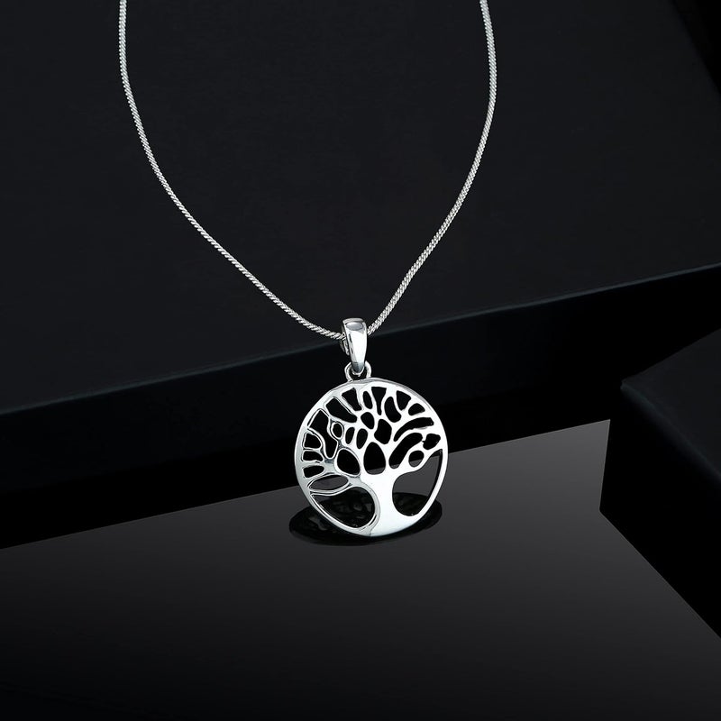 Estele Gold Plated Brass Tree of Life Pendant Necklaces For Girls/Women - Image 2