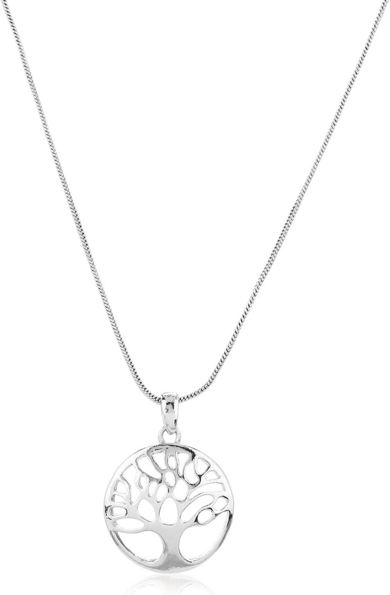 Estele Gold Plated Brass Tree of Life Pendant Necklaces For Girls/Women - Image 4