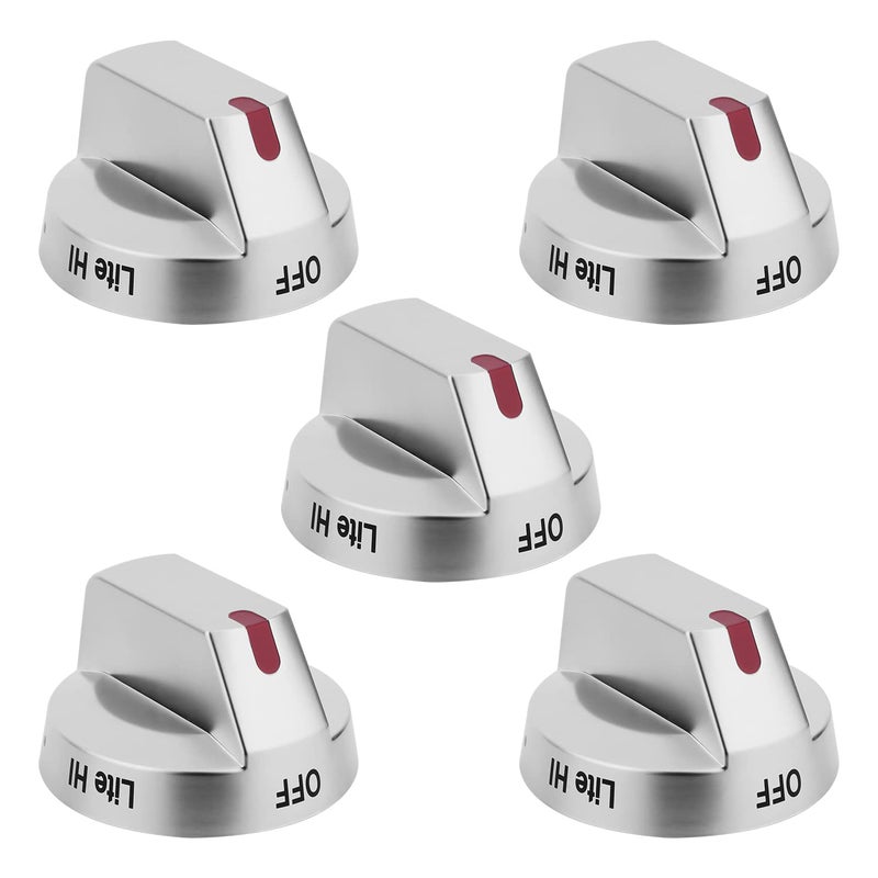 Casmer| Upgraded DG94-03950 (5PCS) Gas Stove Knobs for Samsung Stoves/Ovens, DG94-03950A DG94-04167 for Gas Stove Knobs, Fit for Samsung Stove knobs NX60A6511SS, NX60A6711SS, NX60A6511SG, NX60A6111SS - Image 5