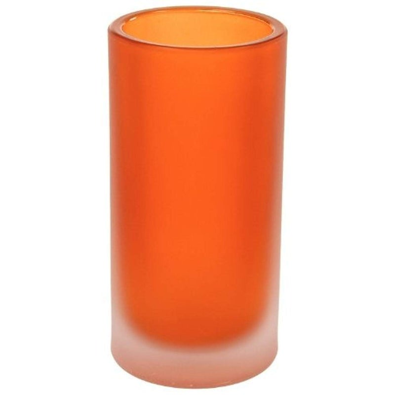 Gedy Tiglio Free Standing and Glass Tumbler, Orange