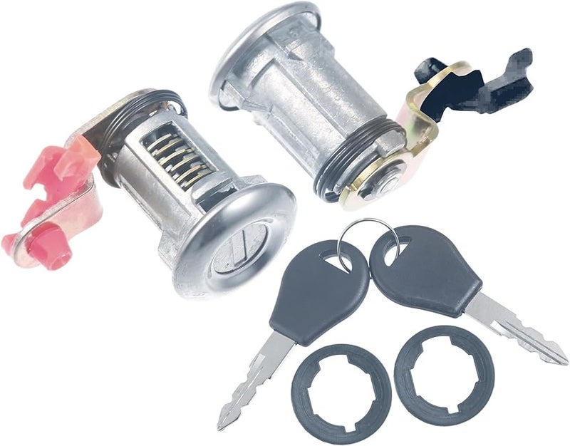 نيسان بيك آب 1984-1998 مجموعة أسطوانة قفل الباب مع المفتاح 80600 01G25 80601 01G25 - Image 1