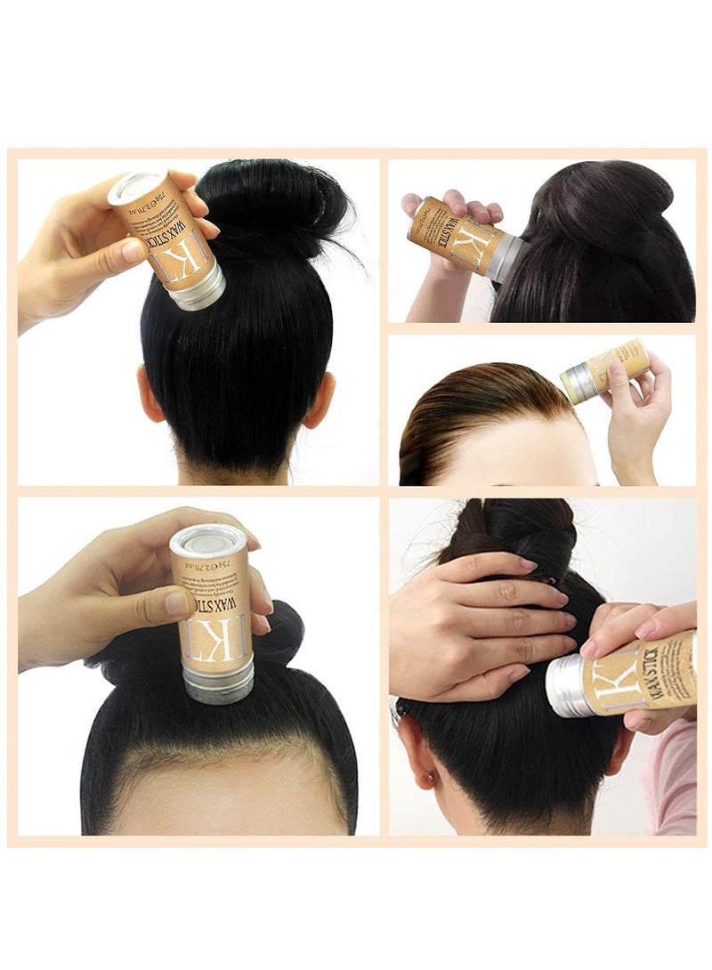 IKT Hair Wax Stick Wax Stick for Hair Slick Stick for Hair Non greasy Styling Hair Pomade Stick Strong Hold Makes Hair Look Neat and Tidy - Image 3