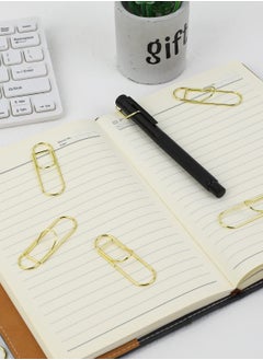 Excefore 24Pcs  Metal Pen Clips - Multi-Function Pen Holder Clips and Bookmarks - Perfect for Notebook, Bills, Pencil Holders, Paper Clips - Stylish Stationery Tool  - Image 5