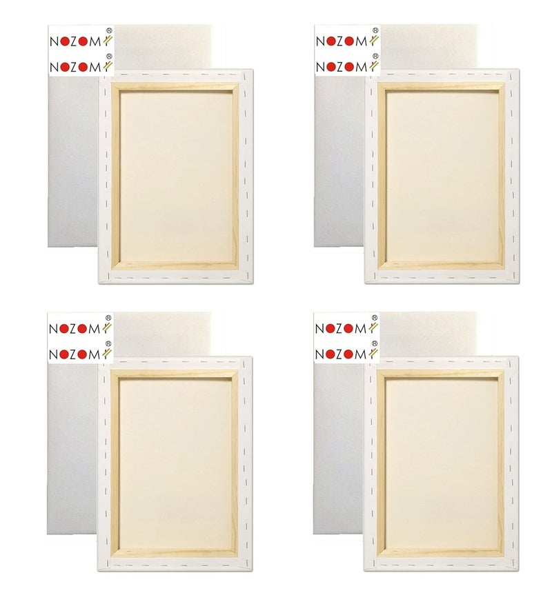 Nozomi Artist Grade Streched Canvas Board for Painting 4 x 10 Inch 4 - Image 2