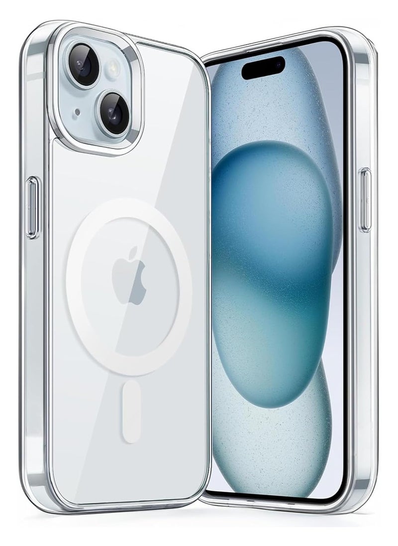 TWEGGON - Clear MagSafe Case iPhone 15 Plus, Clear Case with Magsafe Compatible for Apple iPhone 15 Plus 6.7" - Image 1