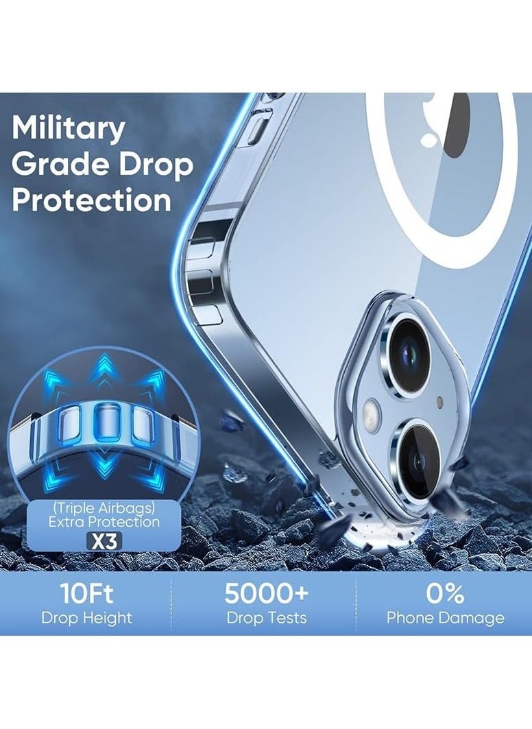 TWEGGON - Clear MagSafe Case iPhone 15 Plus, Clear Case with Magsafe Compatible for Apple iPhone 15 Plus 6.7" - Image 1