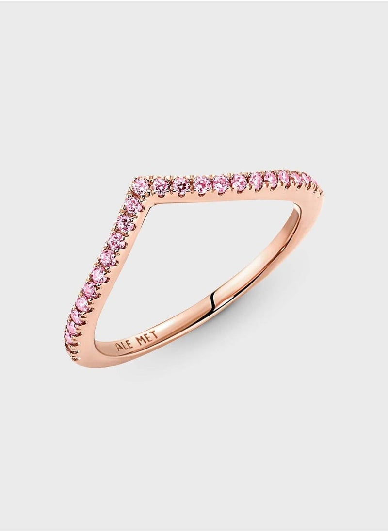 PANDORA Pandora Timeless Wish Sparkling Pink Ring  - Image 4