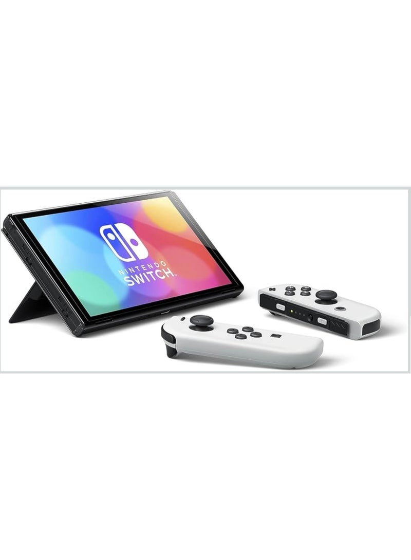 نينتندو Switch OLED with White Joy-Con - Standard Edition (Imported From Nintendo Japan) - Image 3