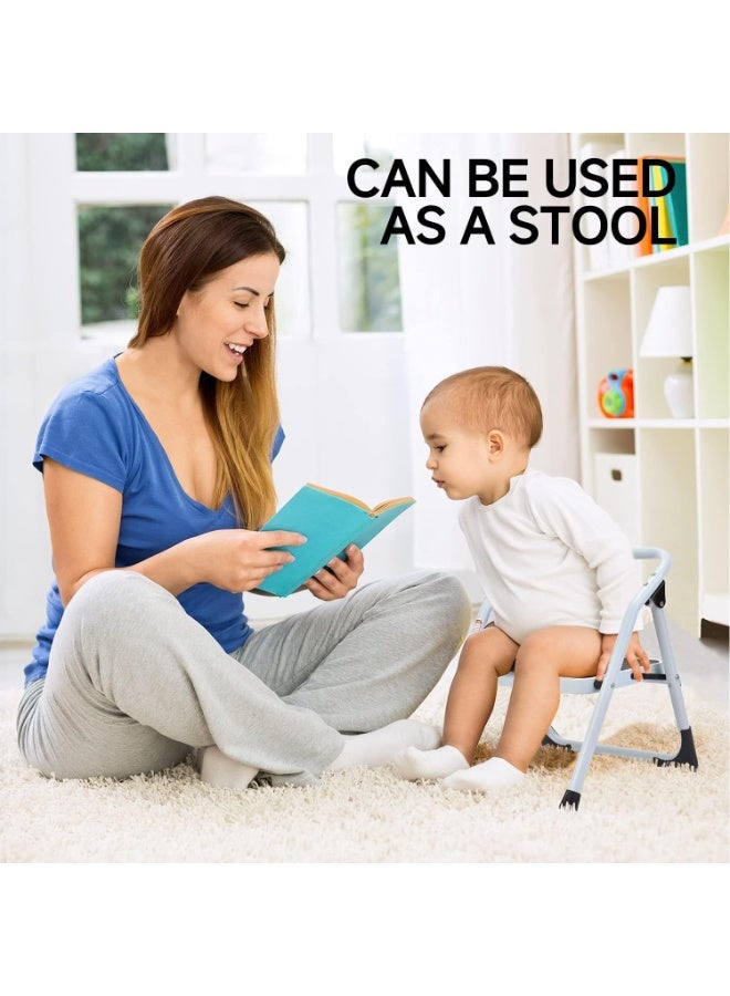 سي&زد سلم قابل للطي بخطوة واحدة مع دواسة متينة وواسعة ومضادة للانزلاق، متعدد الاستخدامات للمنزل والمطبخ، يوفر المساحة (أبيض) - Image 5