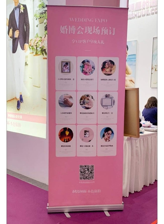 Home Trove Roll Up Banner Stand And Banner Print  - Image 2