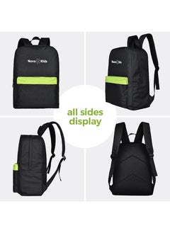 Nova kids School Bag, 17Inch/18L - Black  - Image 5