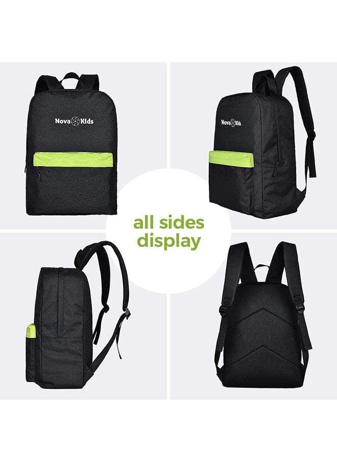 Nova kids School Bag, 17Inch/18L - Black  - Image 5