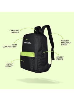 Nova kids School Bag, 17Inch/18L - Black  - Image 4
