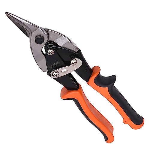 Harden 10" Aviation Tin Snips Right Head Multi-Hand Cutting Tool - Cut Staggered Tin Snips with Forged Blade. - Image 1