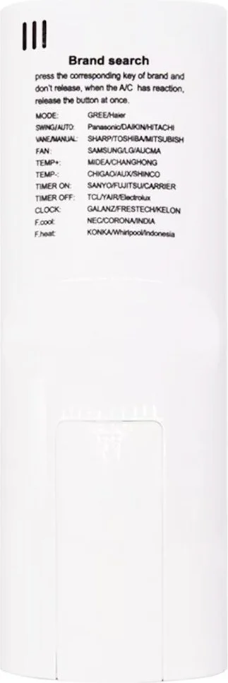 AYT Huayu Kk K-6100 Universal Smart AC Air Conditioner Remote Control Compatible with All Models Smart Air Conditioner Remote Control
