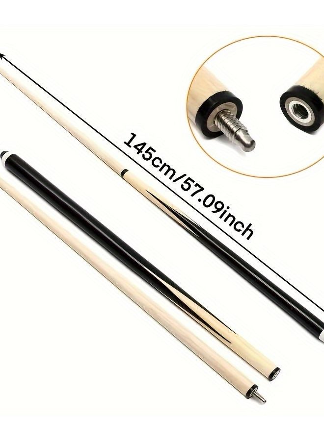 Professional 57 05 إنش عصا بلياردو خشبية قابلة للفك محمولة - Image 2