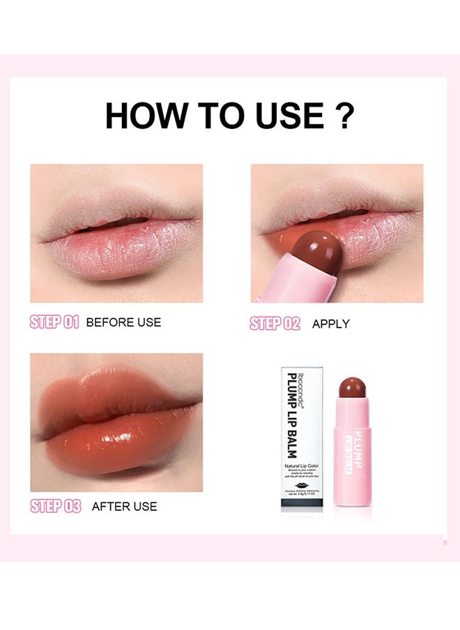 ibcccndc Plump Lip Balm - Natural Lip Golor - Natural Gloss Finish - Lasting Hydration  - Image 3