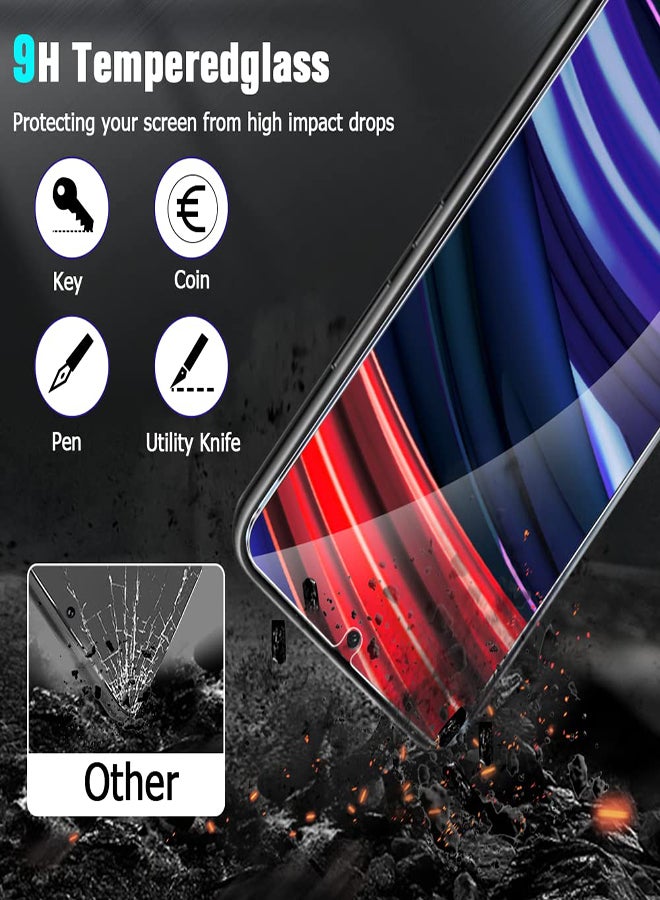 Zikra S23+ Plus Glass Screen Protector & Camera Protector [2+2 Pack] HD Clear Tempered Glass Scratch Resistant Fingerprint Unlock 3D Curved Full Coverage Bubble-Free for Samsung Galaxy S23 Plus (6.6") - Image 3