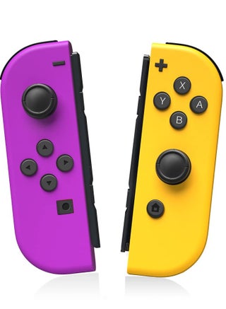 Wireless Joy-Con Controllers for Nintendo Switch, L/R Replacement Compatible with Switch/Lite/OLED, Joystick with Wake-up, Screenshot, and Dual Vibration (Yellow) - pzsku/Z446413FBD71ACE896F00Z/45/_/1723080478/612128fe-81be-4ed2-beb1-ef8acc85649a
