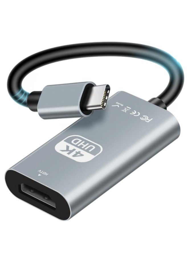 فليفيو محول USB-C إلى HDTV بدقة 4K و60 هرتز، أصغر محول Thunderbolt 4 من النوع C إلى HDTV متوافق مع سلسلة iPhone 15، وMacBook Pro/MacBook Air، وiMac، وiPad Pro/Air، وGalaxy S8-S23، وPixelbook، وDell XPS - Image 5