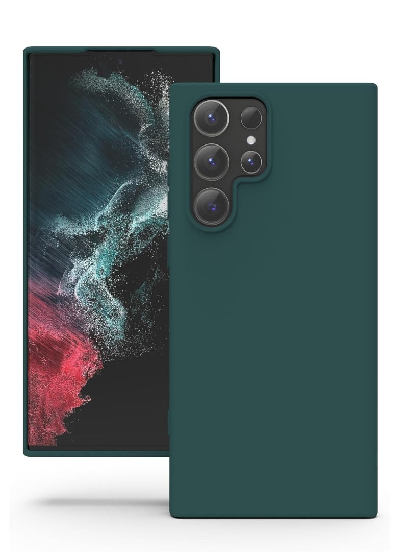 Houmt Liquid Silicone Designed for Galaxy S22 Ultra Case Cover (6.8 inches) Silky-Soft Touch Full Body Protection Cover Case with Soft Microfiber Lining - Image 1